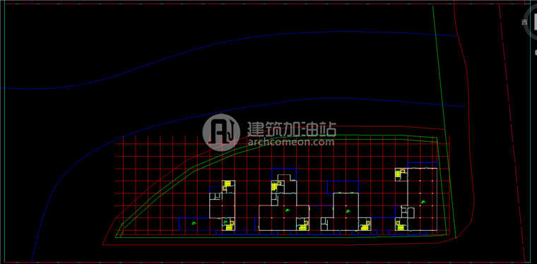 建筑资源70贵广办公园景观区设计办公楼cad图纸SU模型效果图