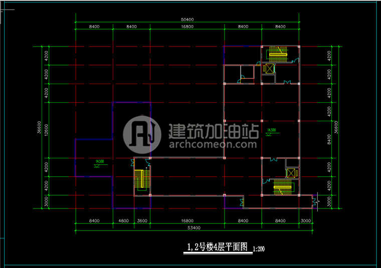 建筑资源70贵广办公园景观区设计办公楼cad图纸SU模型效果图