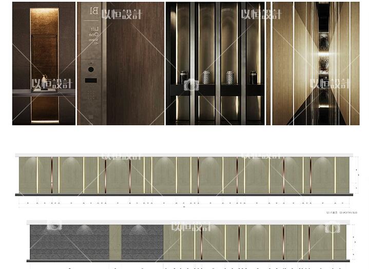 资源素材办公会所设计方案简欧低奢私人建筑景观CAD+平面效果图