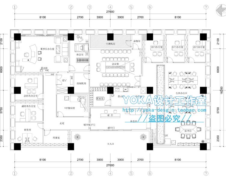 完整办公室建筑景观写字楼CAD施工图纸方案平面节点效果图片建筑资源