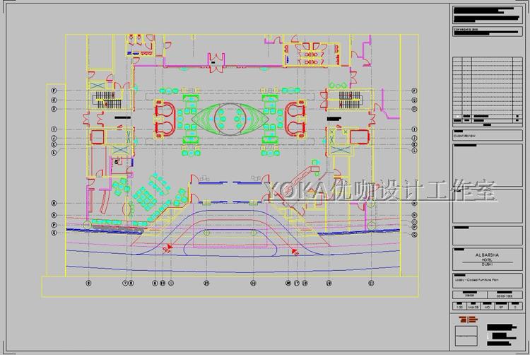 完整办公室建筑景观写字楼CAD施工图纸方案平面节点效果图片建筑资源