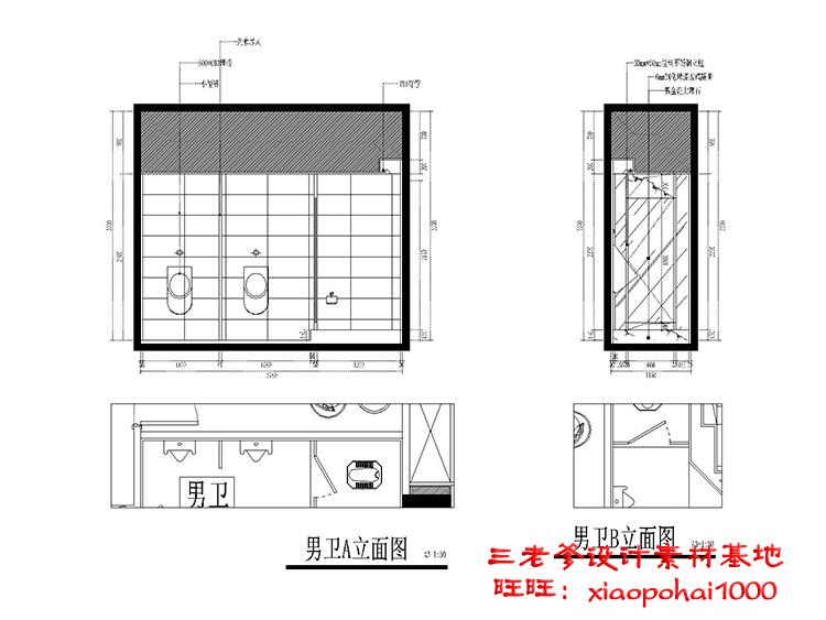 完整办公室建筑景观写字楼CAD施工图纸方案平面节点效果图片建筑资源