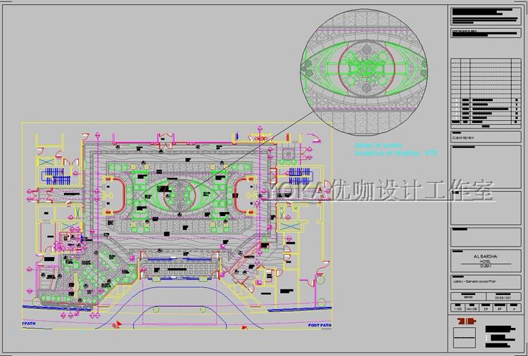 完整办公室建筑景观写字楼CAD施工图纸方案平面节点效果图片建筑资源