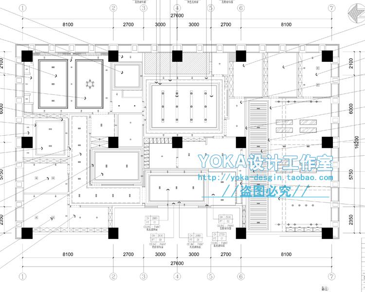 完整办公室建筑景观写字楼CAD施工图纸方案平面节点效果图片建筑资源