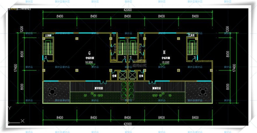 完整办公商务创意产业园su+cad+效果图/现代风多高层住宅建筑方建筑资源