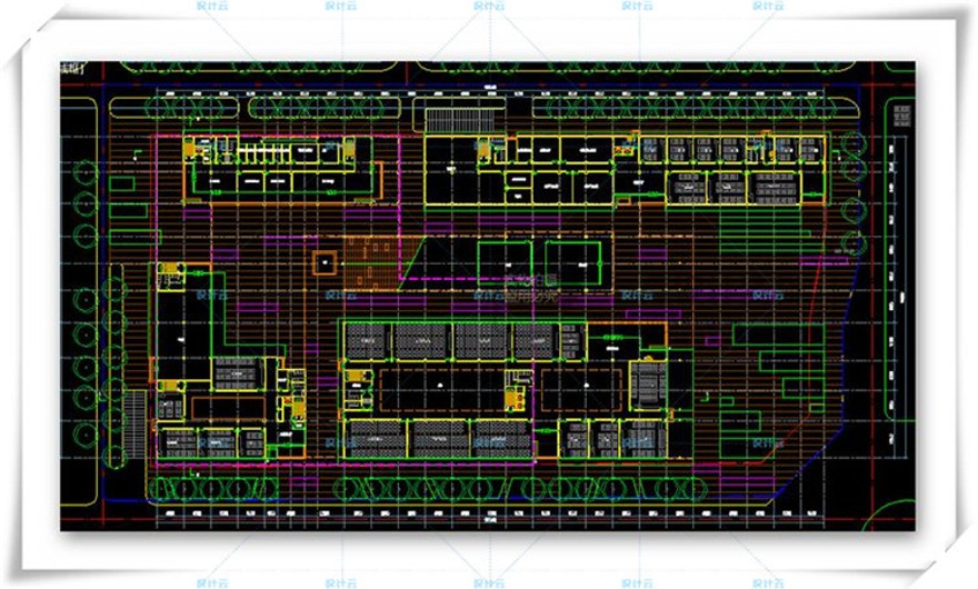 完整学校多层办公楼设计cad+文本+su模型建筑方案