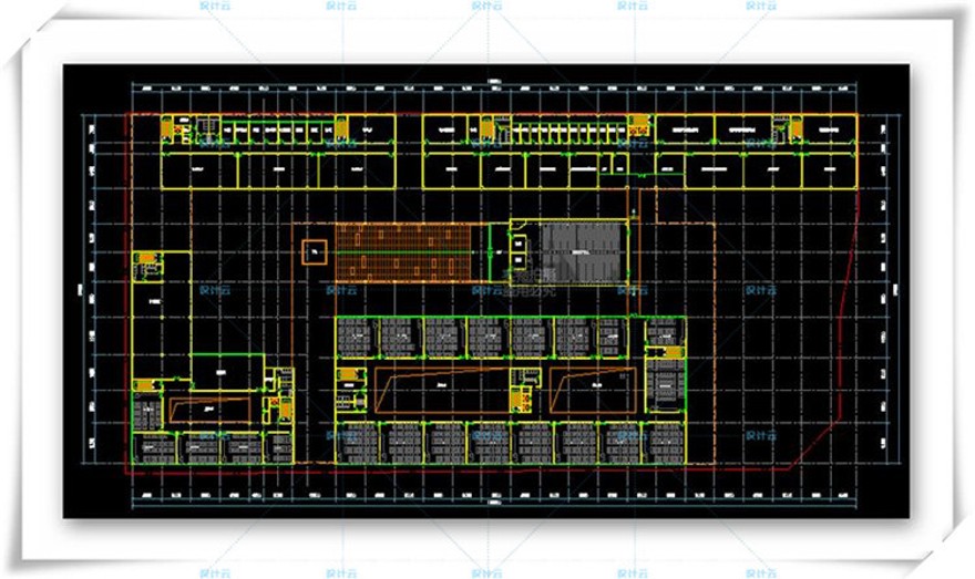 完整学校多层办公楼设计cad+文本+su模型建筑方案