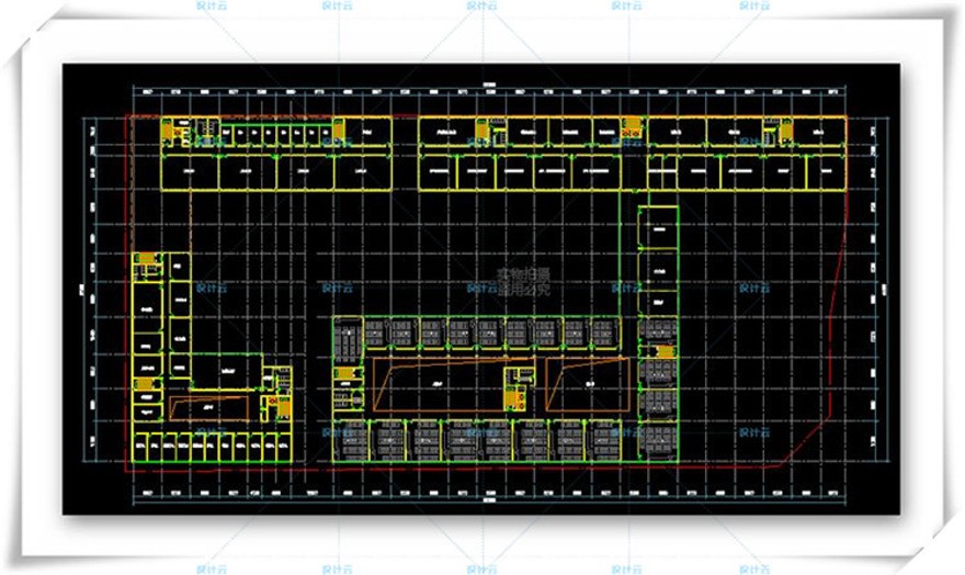 完整学校多层办公楼设计cad+文本+su模型建筑方案