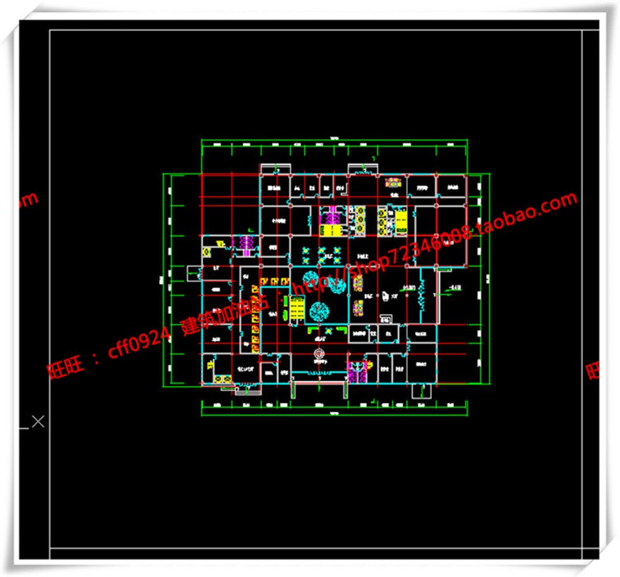 建筑资源94高层住宅办公楼SU模型+cad图纸+效果图+排版