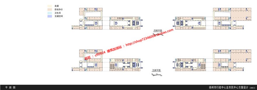 政府机关办公楼检察院cad图纸设计文本效果图