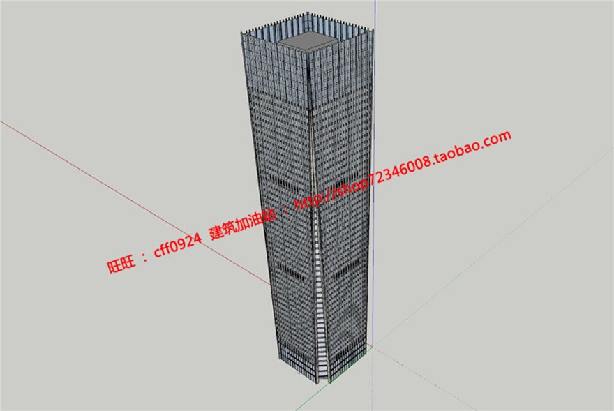 高层住宅现代风办公楼建筑方案设计su模型高清文本jpg效果图