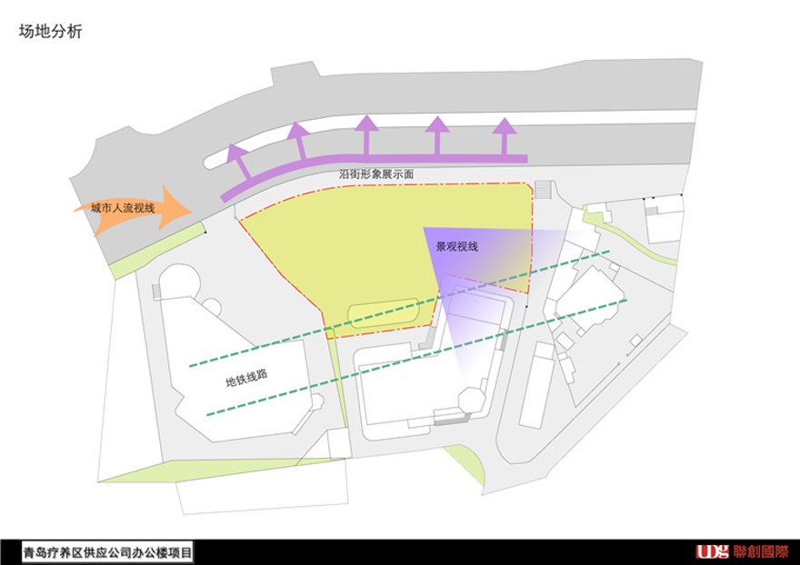 青岛疗养办公大楼景观建筑规划项目cad屋顶立面剖面文本高清jpg效建筑资源