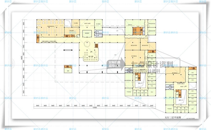 完整档案馆建筑方案设计cad施工图+文本+su模型