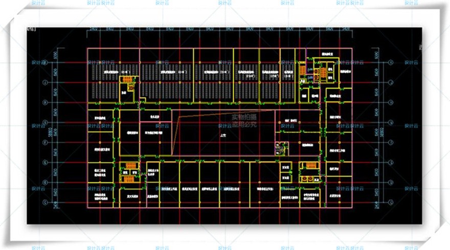 完整档案馆建筑方案设计cad施工图+文本+su模型