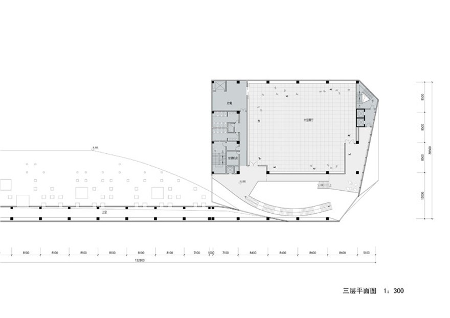 四川美术馆ppt文本效果图cad总图平面剖图纸