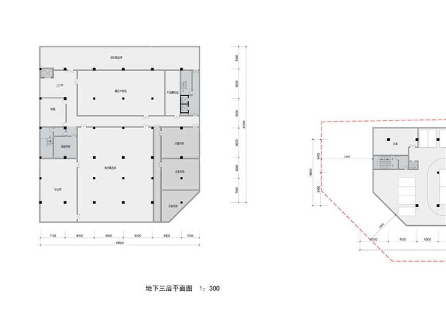 四川美术馆ppt文本效果图cad总图平面剖图纸