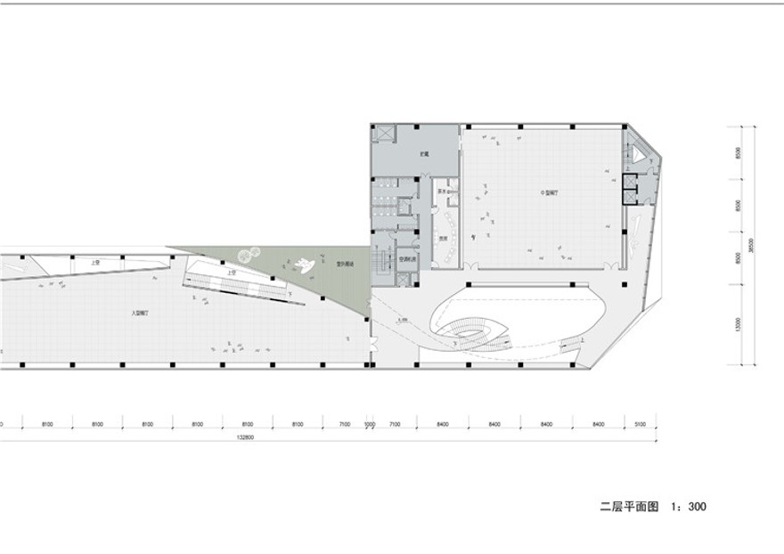 四川美术馆ppt文本效果图cad总图平面剖图纸