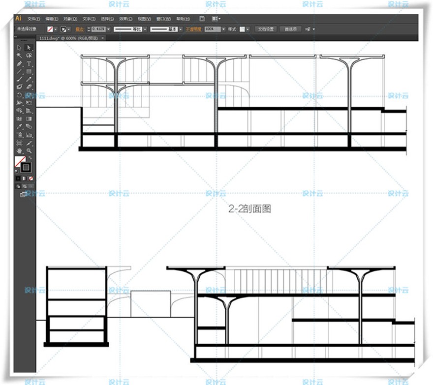 完整上海龙美术馆西岸馆SU模型有尺寸CAD+AI图纸大舍建建筑资源