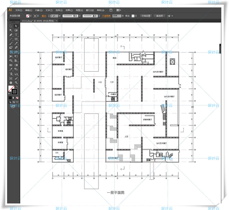 完整上海龙美术馆西岸馆SU模型有尺寸CAD+AI图纸大舍建建筑资源