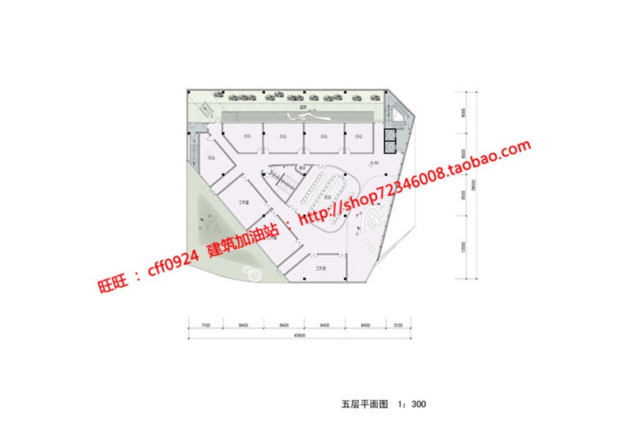 美术展览馆设计景观建筑规划项目资源cad图纸平立剖效果图文本