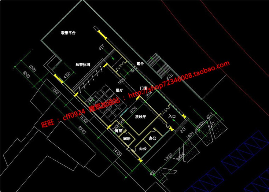 展览馆设计方案文本图纸有SU精细模型CAD图纸设计