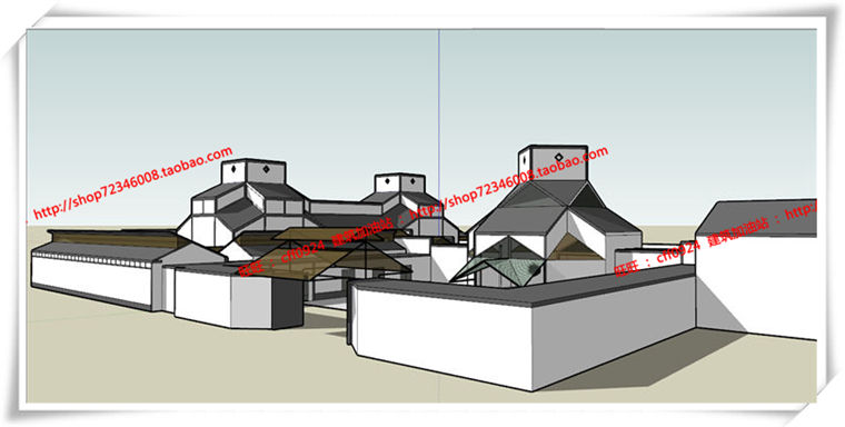 建筑图纸104大师资料贝律铭苏州博物设计建筑景观规划资料su模型+建筑cad图纸