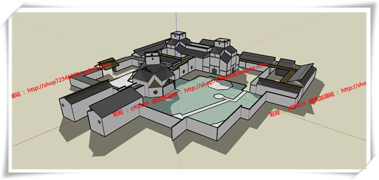 建筑图纸104大师资料贝律铭苏州博物设计建筑景观规划资料su模型+建筑cad图纸