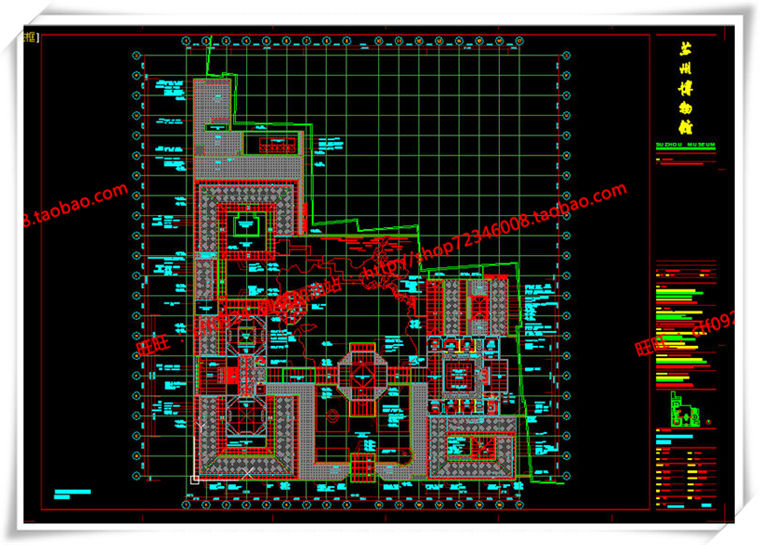 建筑图纸104大师资料贝律铭苏州博物设计建筑景观规划资料su模型+建筑cad图纸