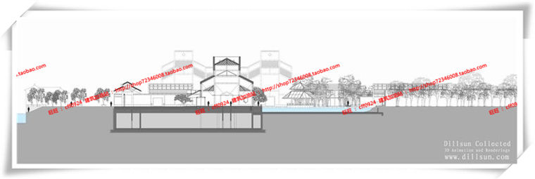 建筑图纸104大师资料贝律铭苏州博物设计建筑景观规划资料su模型+建筑cad图纸