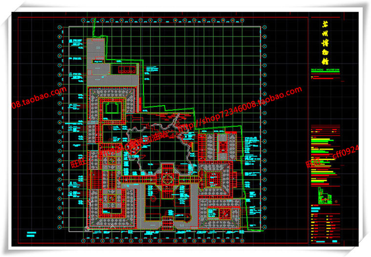 建筑图纸104大师资料贝律铭苏州博物设计建筑景观规划资料su模型+建筑cad图纸