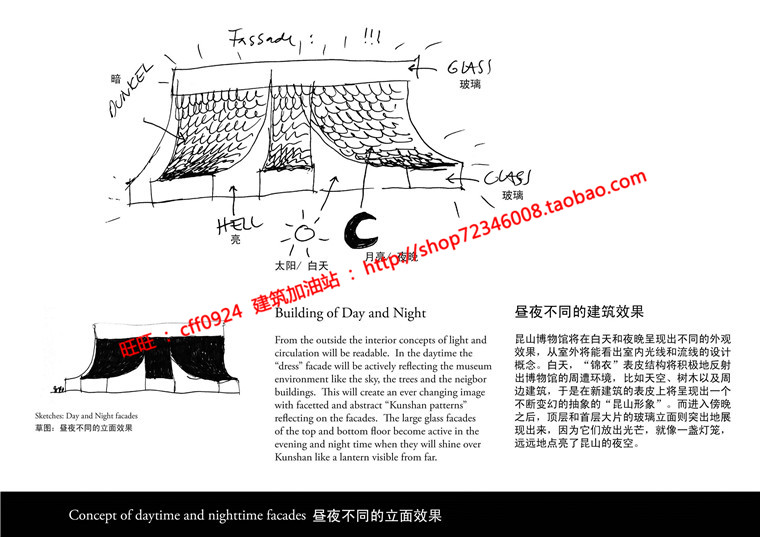 博物文化休闲创意中心展览艺术设计有cad图纸文本及效果图