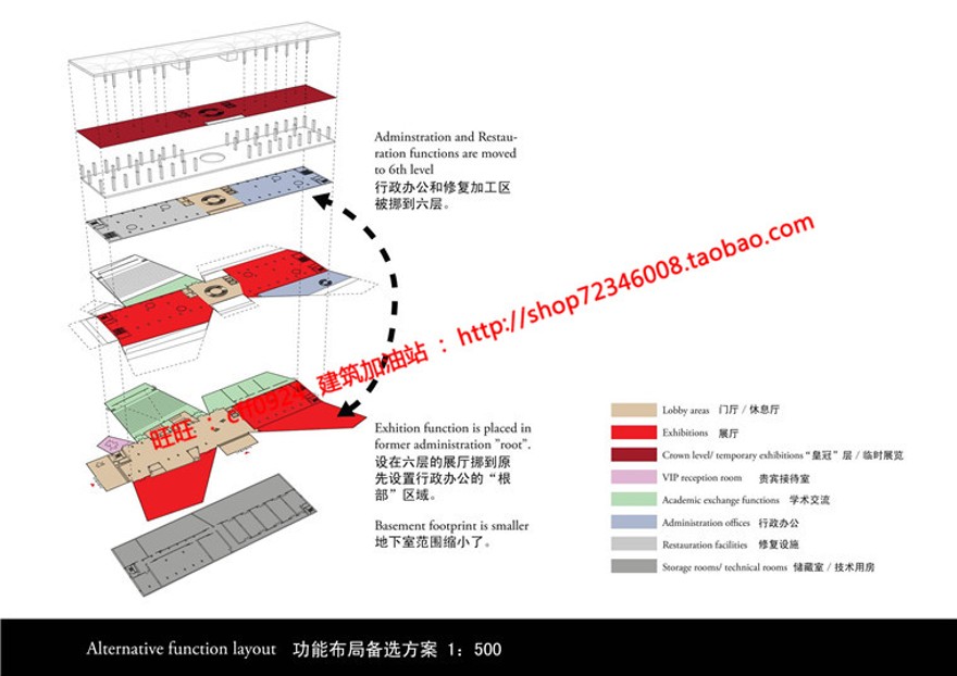 博物文化休闲创意中心展览艺术设计有cad图纸文本及效果图