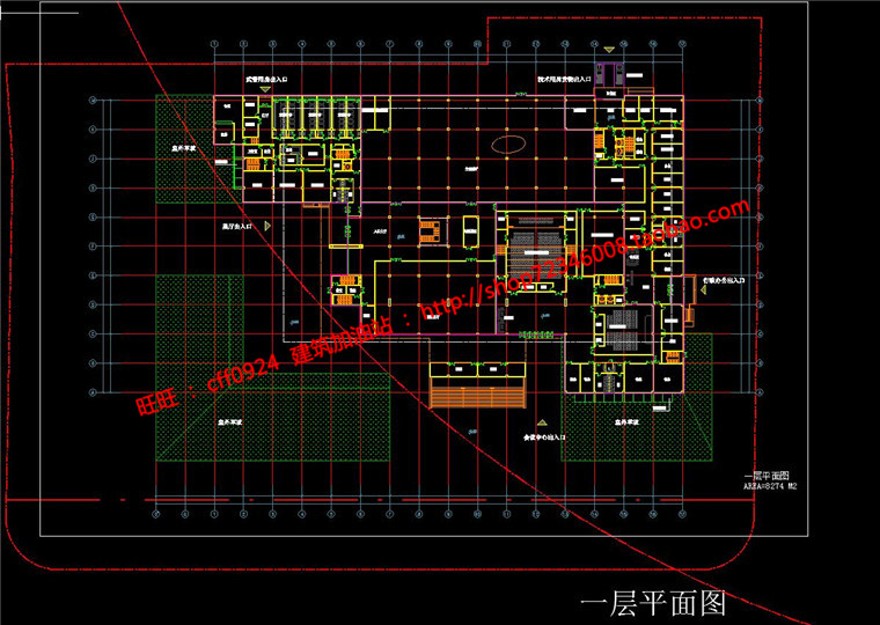 中标档案博物中心设计有su模型cad图纸效果图文本