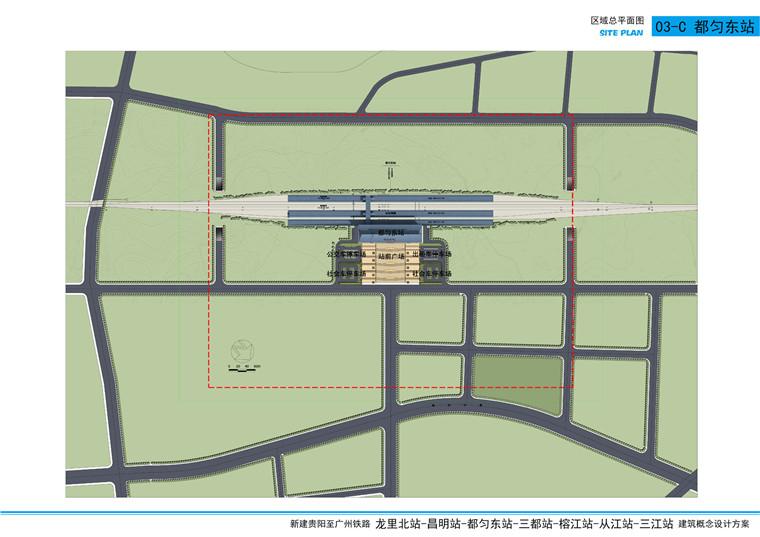 运输中心设计方案文本/效果图/cad总图平立剖图