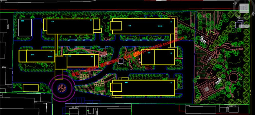 养老院敬老院福利院设计su模型3dmax效果图cad图纸