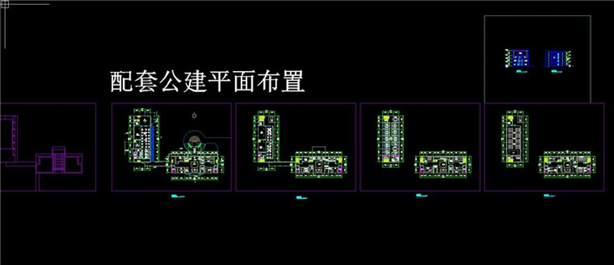 福夕苑老年公寓全套设计方案建筑景观规划资料效果图/CAD总平面图纸