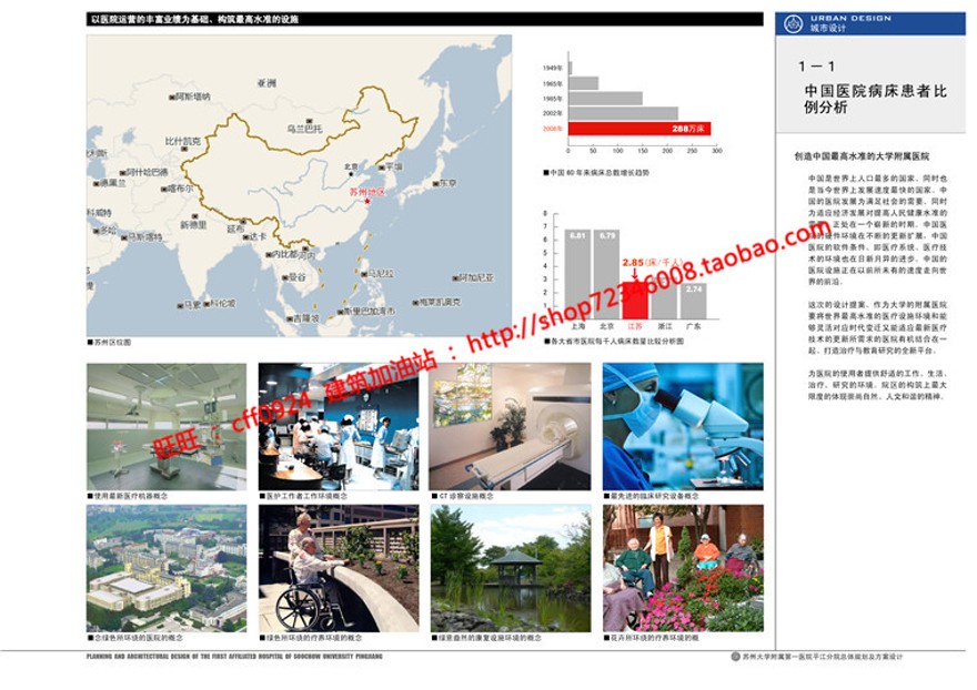 苏州大学附属综合医院设计总规规划方案cad图纸文本psd