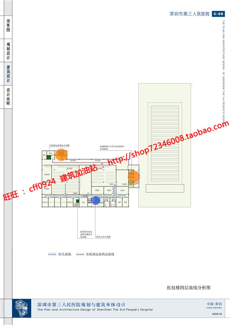 cad图纸效果图文本人民医院/门诊部/住院部/卫生诊所建筑资源