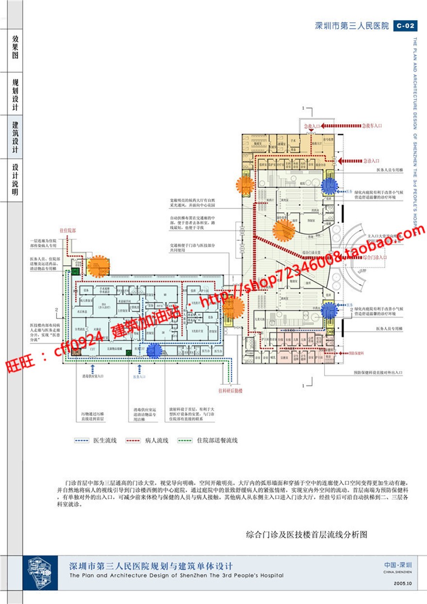 cad图纸效果图文本人民医院/门诊部/住院部/卫生诊所建筑资源