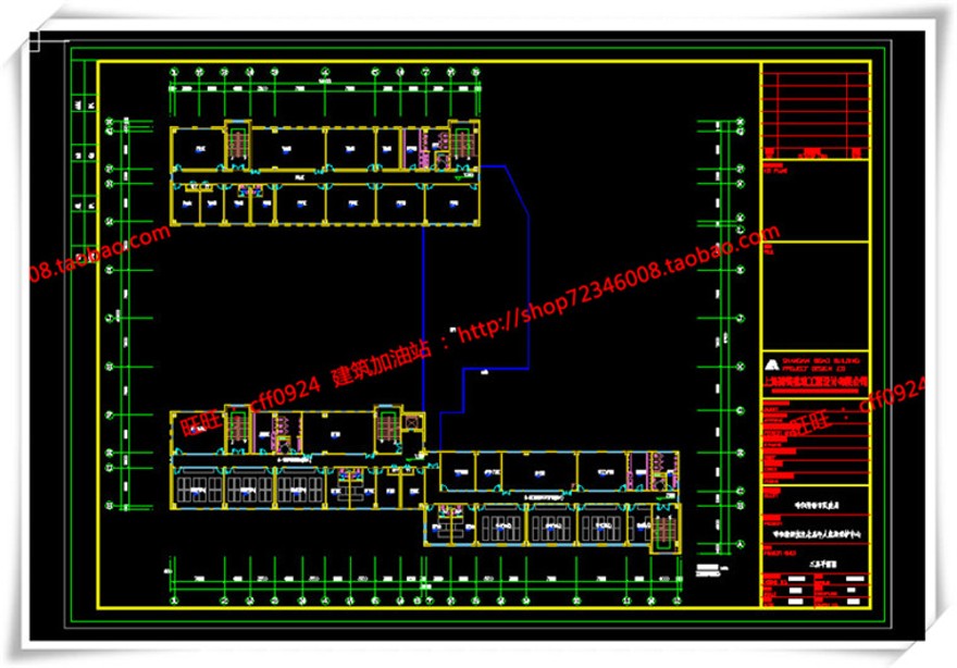 建筑图纸324医院/救助站cad平面立面总图/su模型效果图/3Dmax