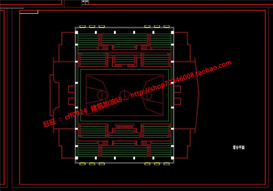 建筑方案设计健身运动场所活动锻炼中心cad图纸su模型