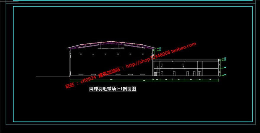 体操健身中心su模型cad图纸效果图psd分析图