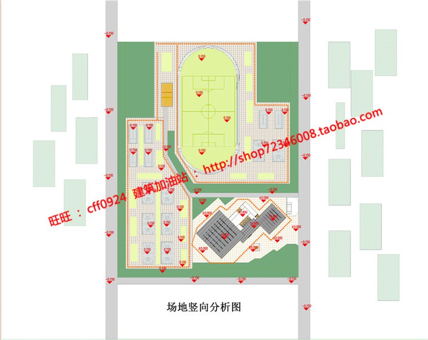 体操健身中心su模型cad图纸效果图psd分析图