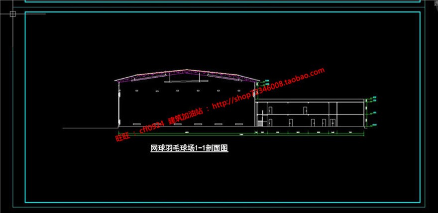 体操健身中心su模型cad图纸效果图psd分析图