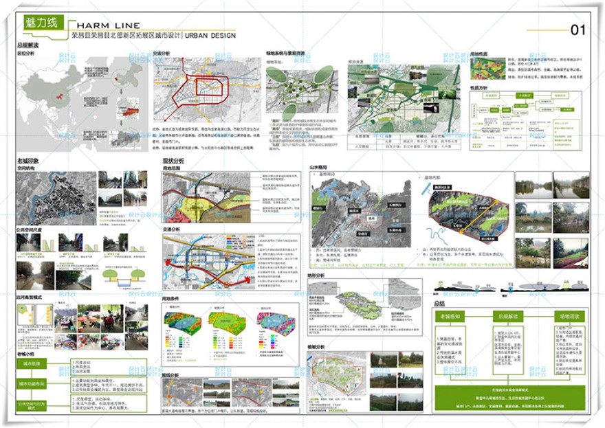 完整张A0正图PSD+SU+CAD+百套方案文本城市规划设计设计老八校学生建筑资源