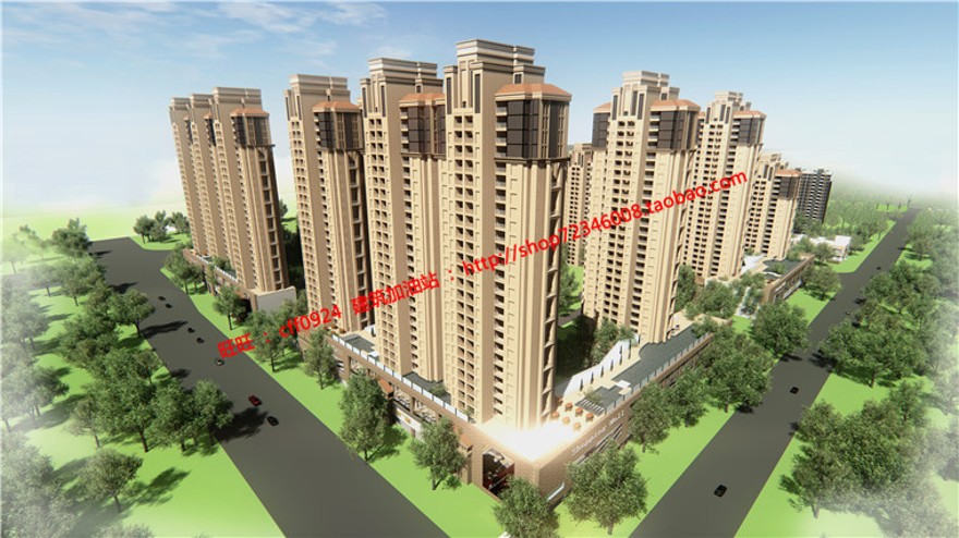 住宅区住宅小区规划设计任务书地形图su模型cad总图建筑资源