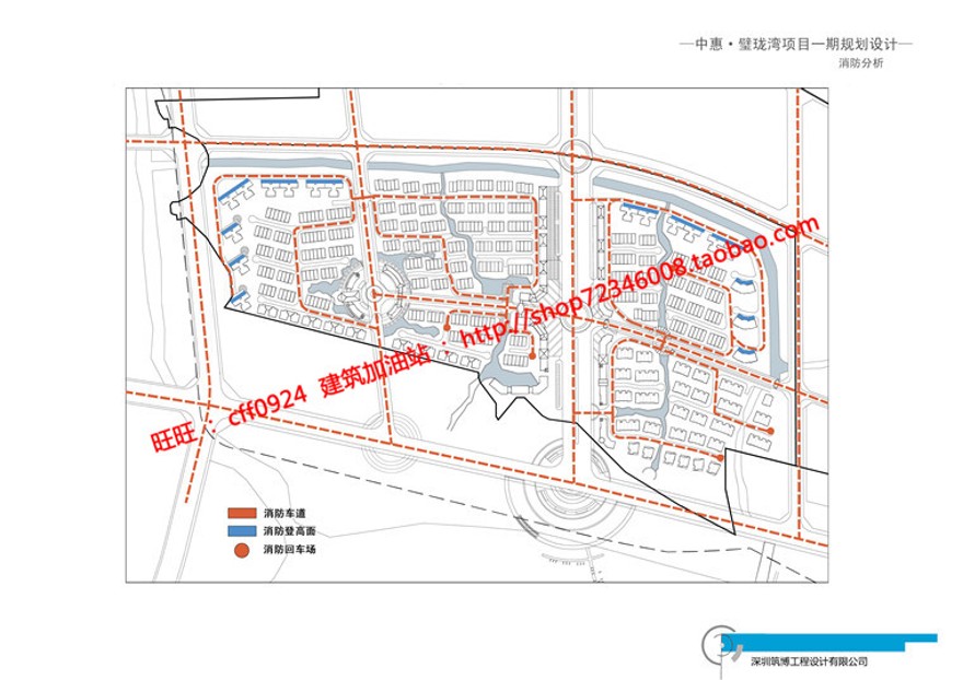 新古典住宅小区规划方案设计cad图纸总图su效果图