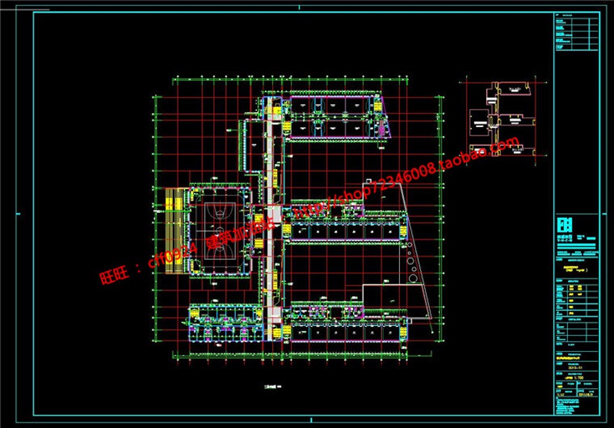 中小学景观建筑规划项目设计学校教育建筑cad图纸文本方案汇报