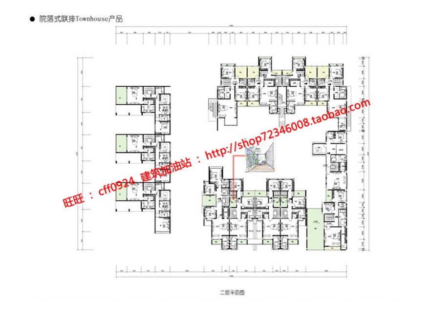 su模型cad总图分析图文本商业别墅群住宅区规划建筑方案建筑资源