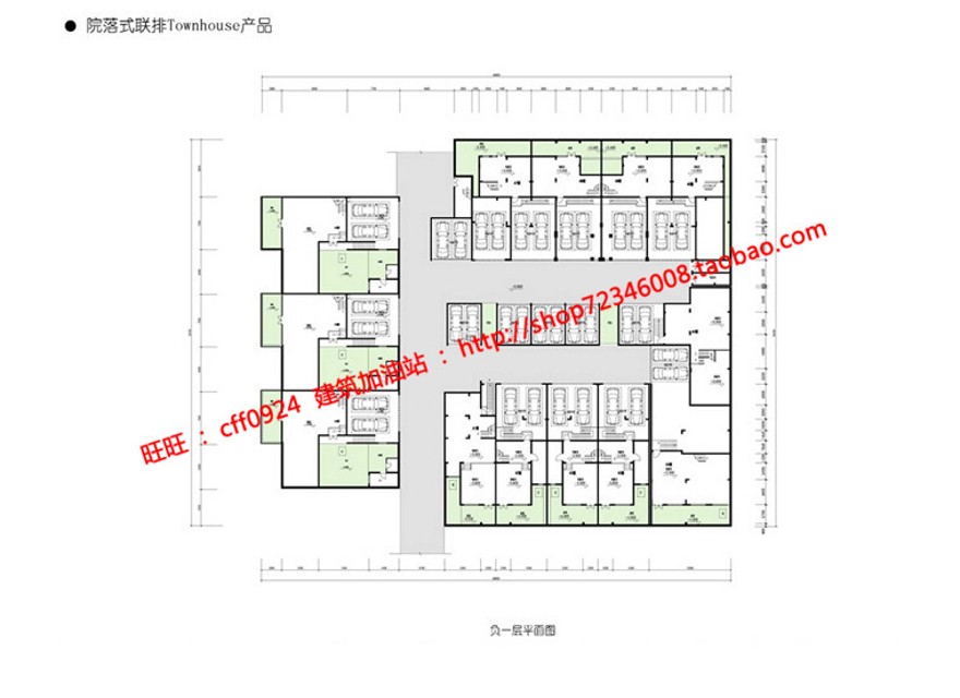 su模型cad总图分析图文本商业别墅群住宅区规划建筑方案建筑资源